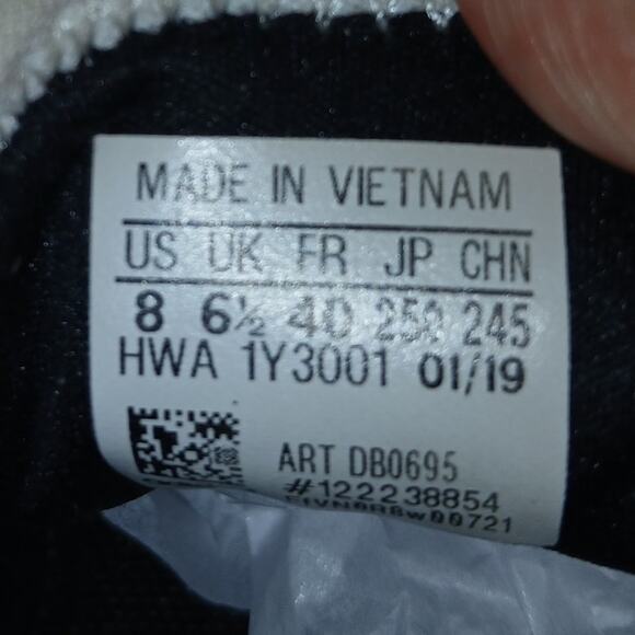 Adidas Cloudfoam Pure Women's Gray Tweed Athletic Sneakers - Size 8 - Picture 7 of 7